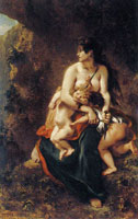 Eugène Delacroix Medea about to Murder Her Children