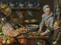 Floris van Schooten Kitchen Scene