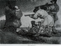 Francisco Goya The Disasters of War No 38: Barbarians!