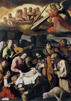 Francisco de Zurbarán The Adoration of the Shepherds