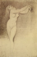 Georges Seurat Angelica at the Rock (after Ingres)