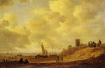 Jan van Goyen The Coast at Egmond aan Zee