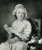 Jean-Baptiste Greuze The Wool Winder