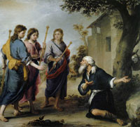 Bartolomé Esteban Murillo Abraham and the Three Angels
