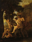 Nicolas Poussin Satyr and Bacchante
