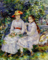 Pierre-Auguste Renoir The daughters of Paul Durand-Ruel, Marie-Thérèse and Jeanne