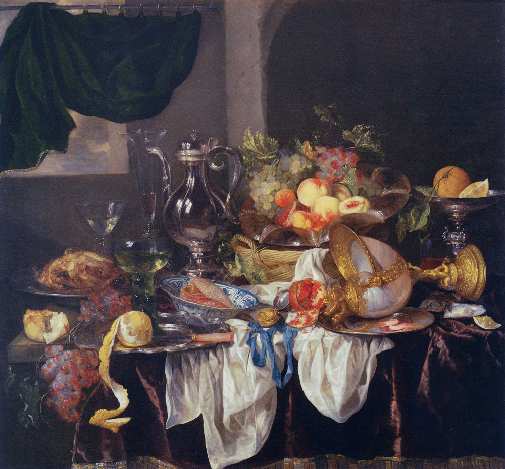 Abraham van Beijeren - Banquet Still Life