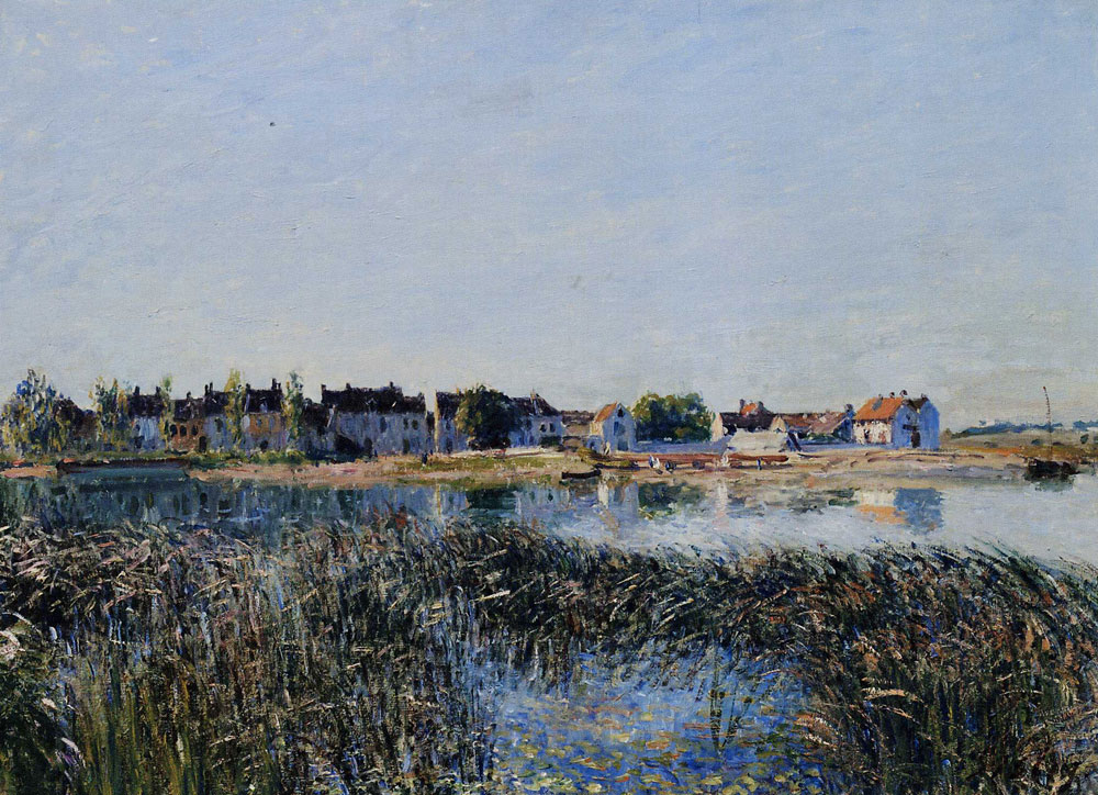 Alfred Sisley - View of Saint-Mammès