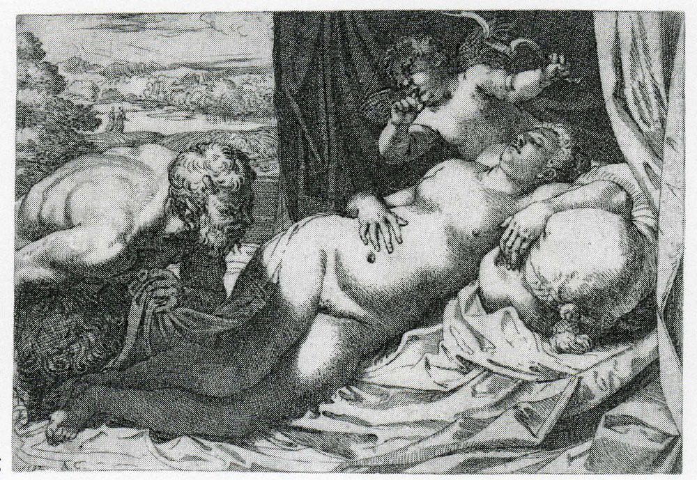 Annibale Carracci - The Sleeping Antiope Spied upon by Jupiter