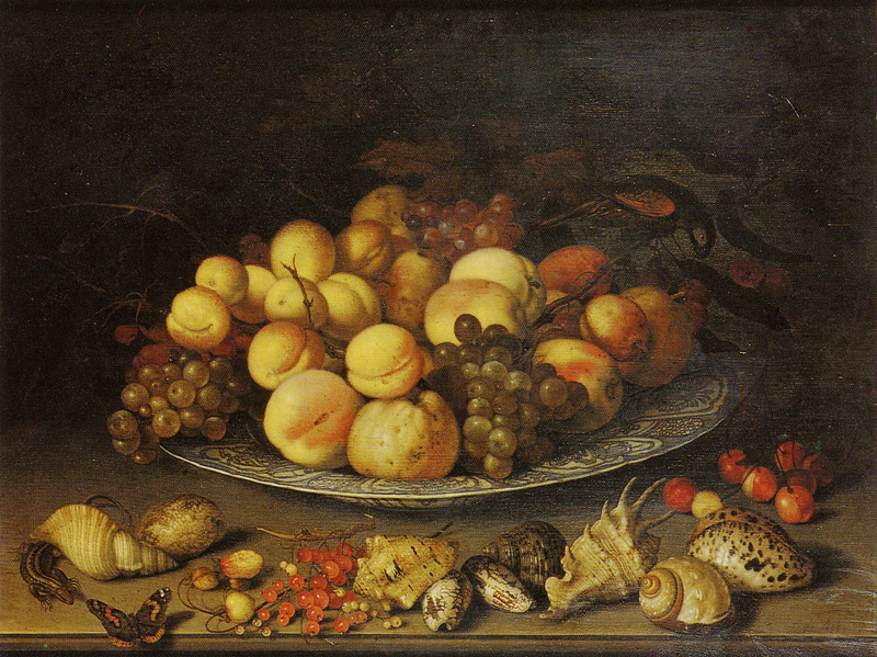 Balthasar van der Ast - Fruit on a Plate and Shells