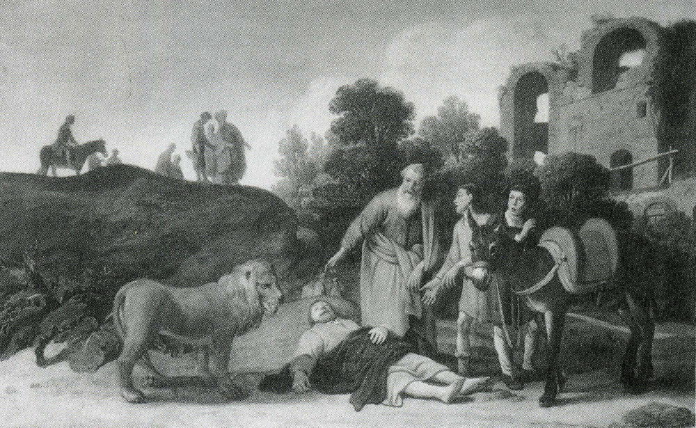 Claes Cornelisz. Moeyaert - The Death of the Disobedient Prophet