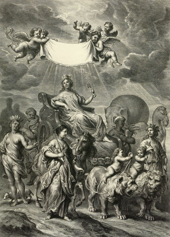Cornelis van Dalen II after Govert Flinck - Allegory on Geography
