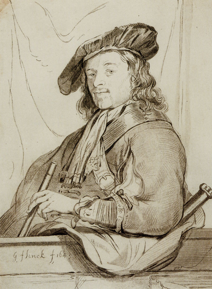 Cornelis Ploos van Amstel and Bernard Schreuder after Govert Flinck - Portrait of a Man