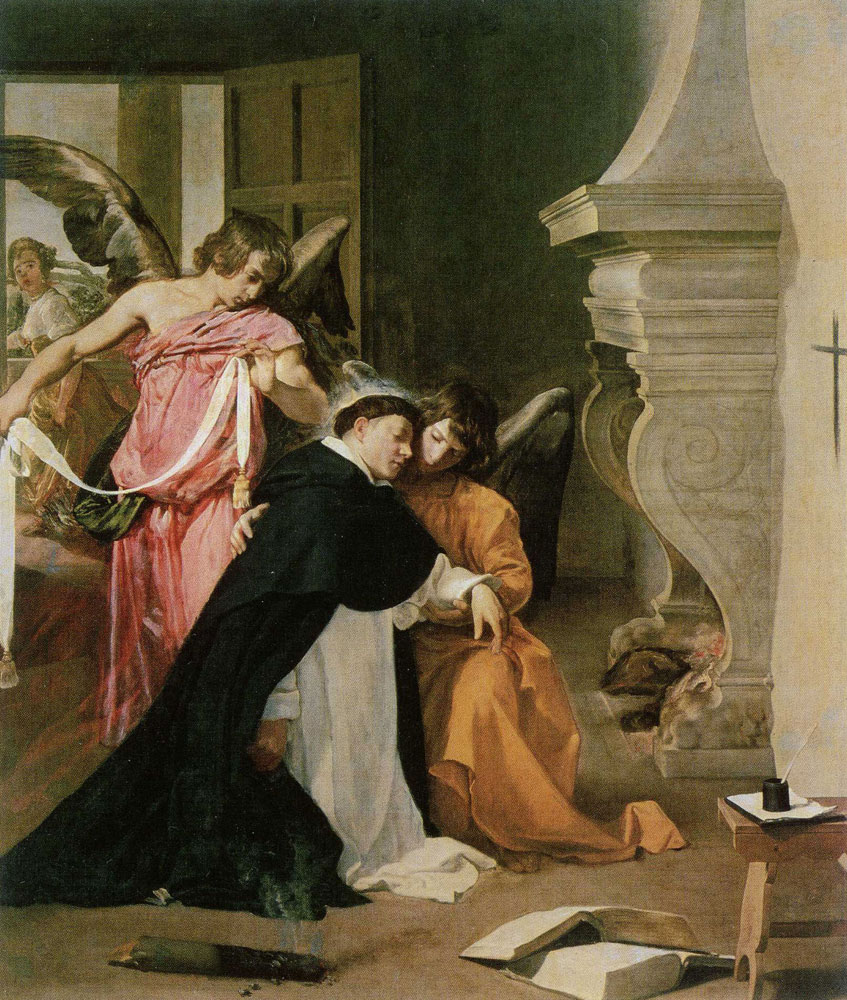 Diego Velazquez - The Temptation of Saint Thomas Aquinas