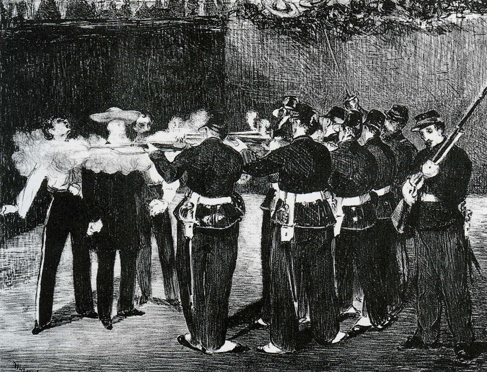 Edouard Manet - The Execution of Emperor Maximilian