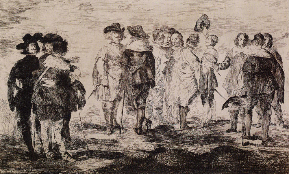 Edouard Manet - The Little Cavaliers after Velazquez