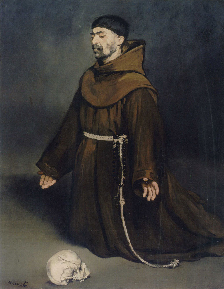 Edouard Manet - Monk in Prayer
