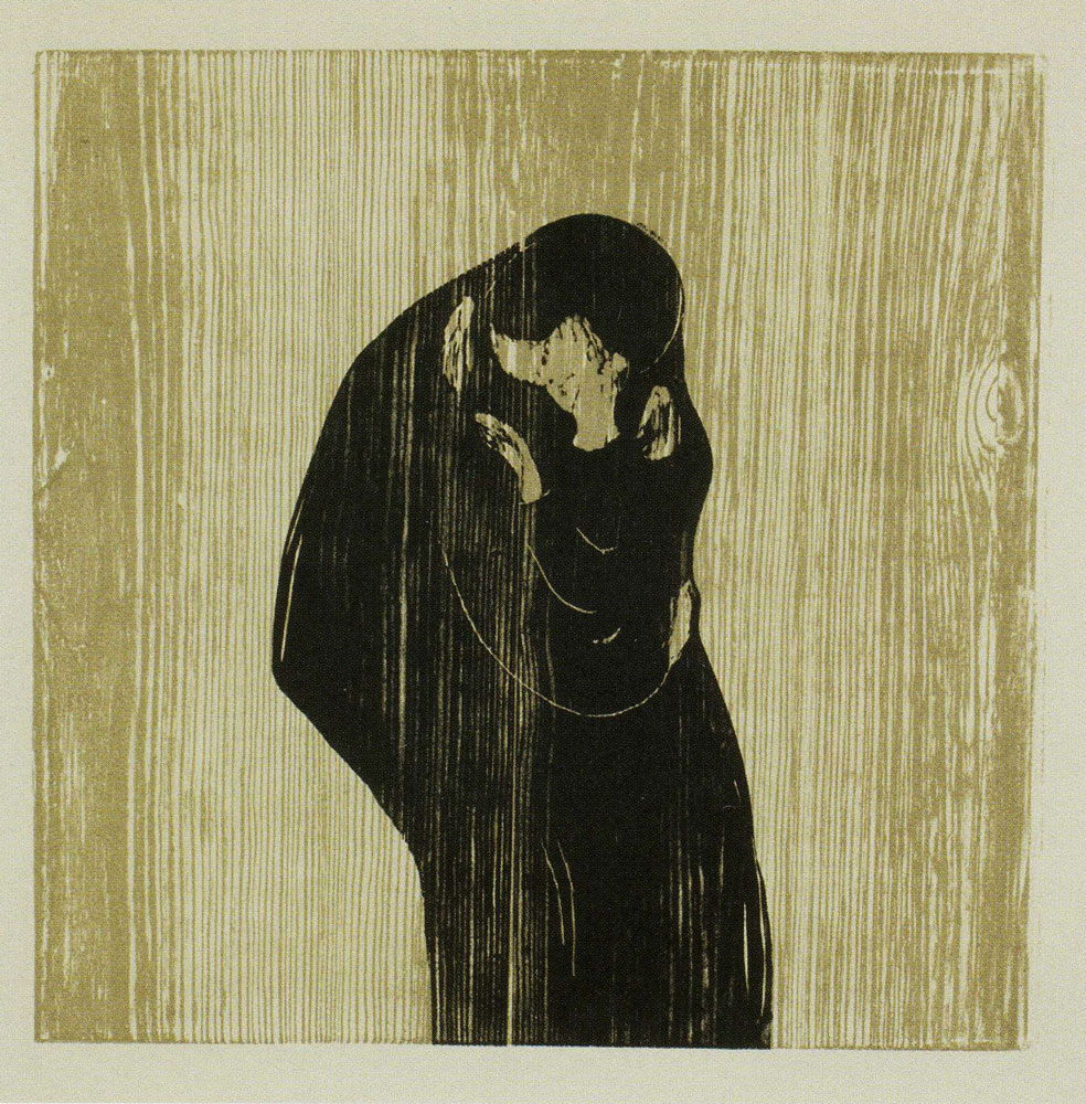 Edvard Munch - The Kiss IV