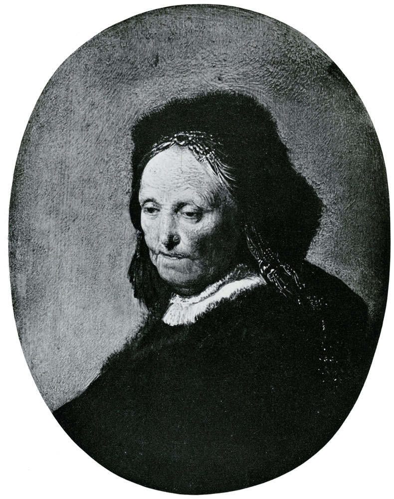 Formerly attributed to Rembrandt - Rembrandt's Mother