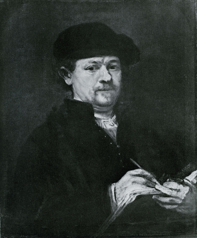 Formerly attributed to Rembrandt - Self-Portrait