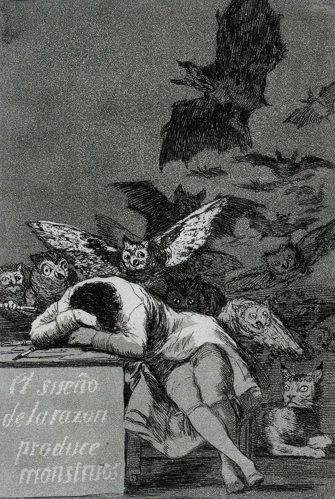 Francisco Goya - The Sleep of Reason Produces Monsters
