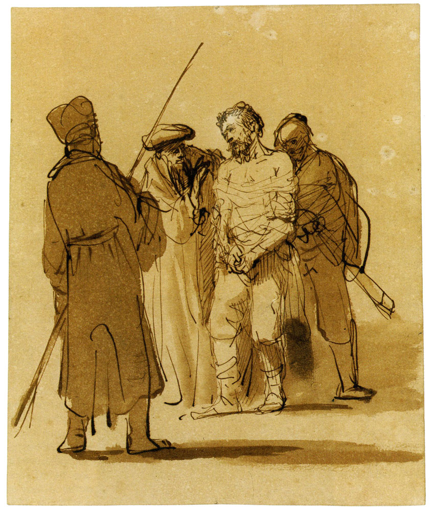 Gerbrand van den Eeckhout - Christ between two Soldiers and a High Priest