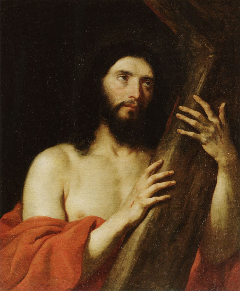 Govert Flinck - Christ Holding the Cross