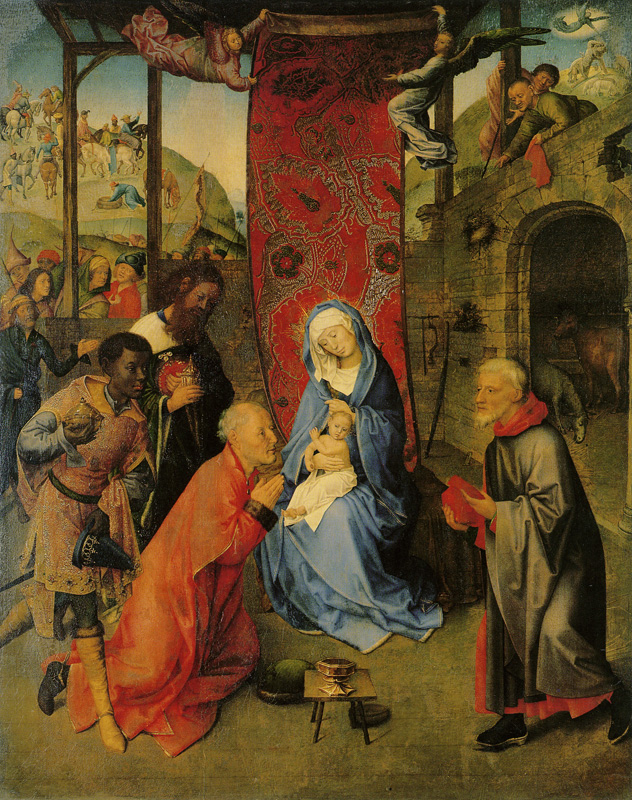 Circle of Hugo van der Goes - Adoration of the Magi (center panel)