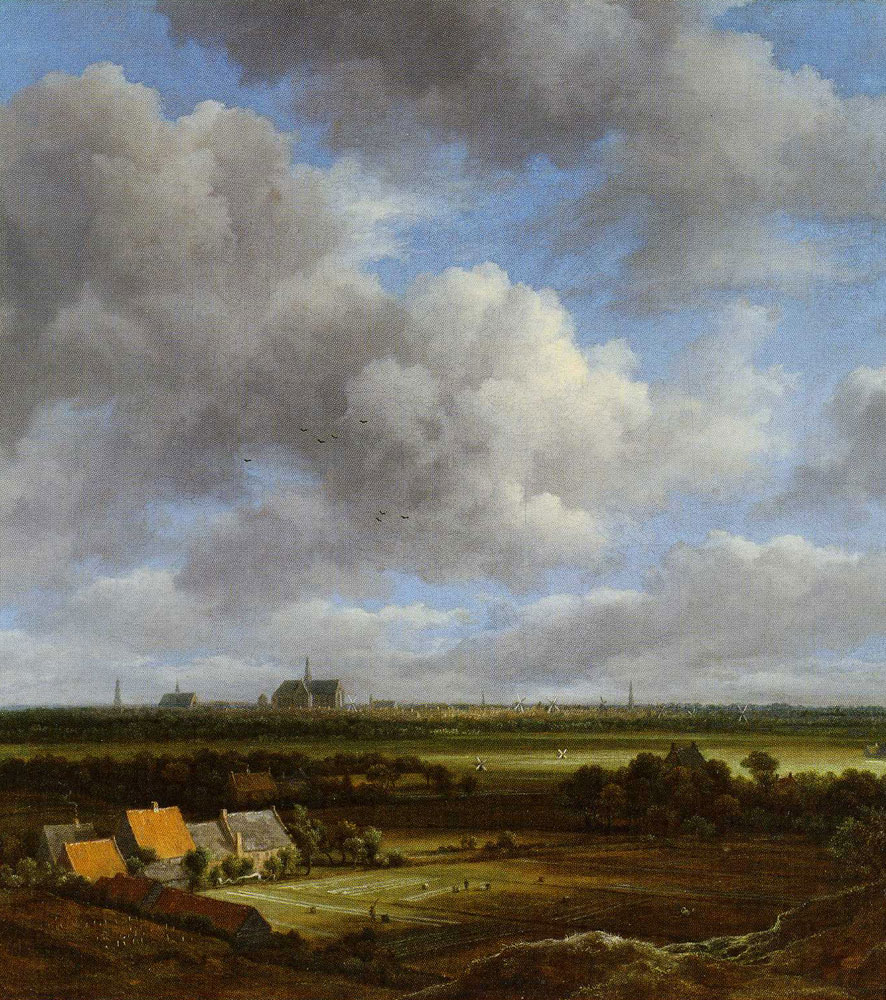 Jacob van Ruisdael - View of Haarlem, from the Northwest, with the Bleaching Fields in the Foreground