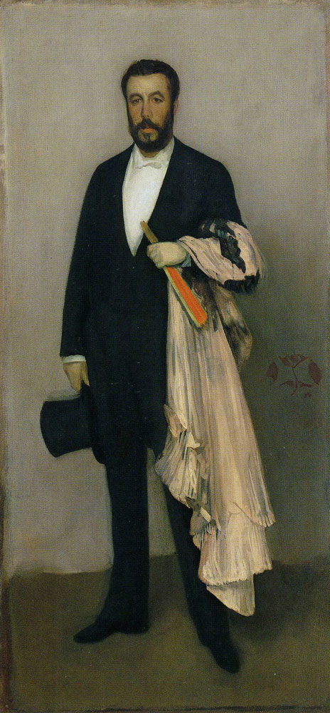 James Abbott McNeill Whistler - Arrangement in Flesh Color and Black: Théodore Duret