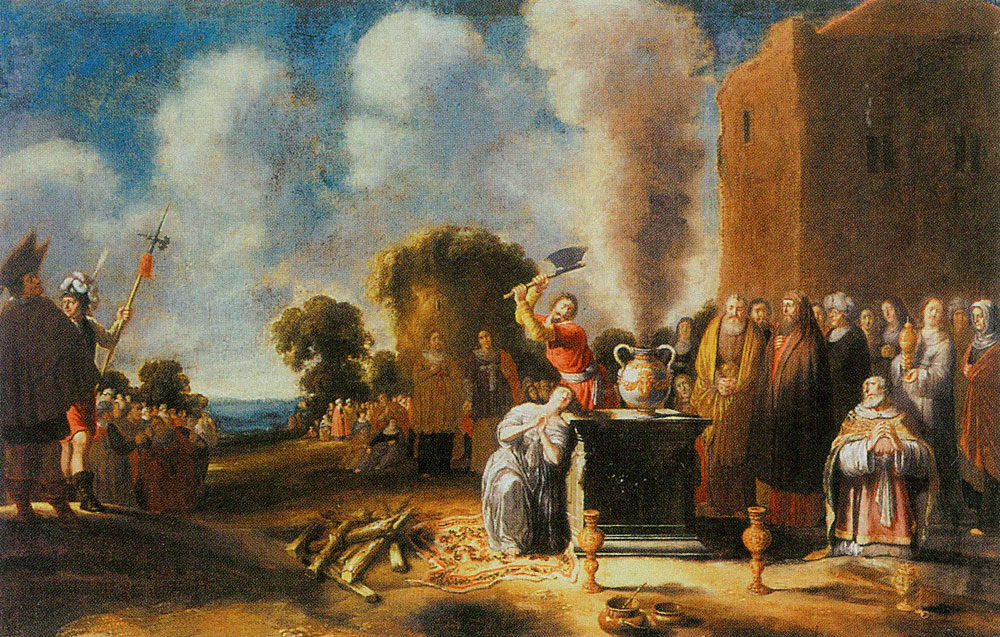 Jan Christiaansz. Micker - The Sacrifice of Jephta's Daughter