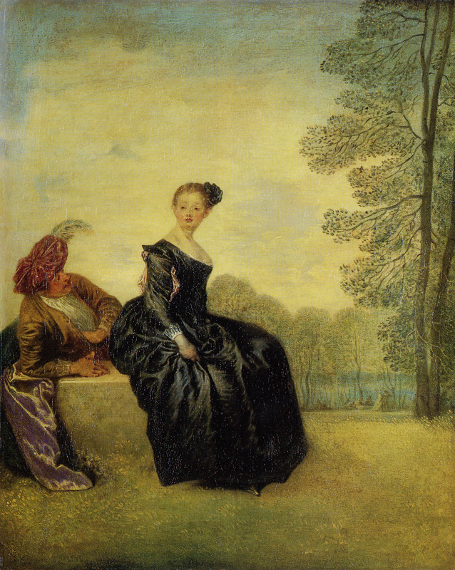 Jean-Antoine Watteau - A Capricous Woman