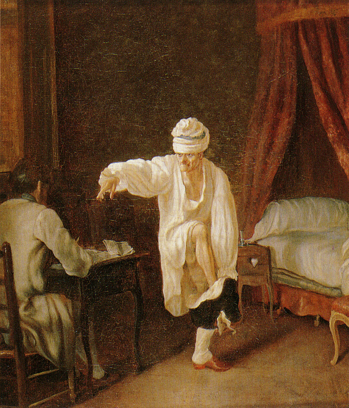 Jean Huber - Voltaire's Morning