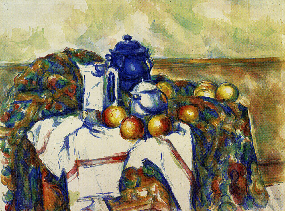 Paul Cezanne - Still Life with Blue Pot