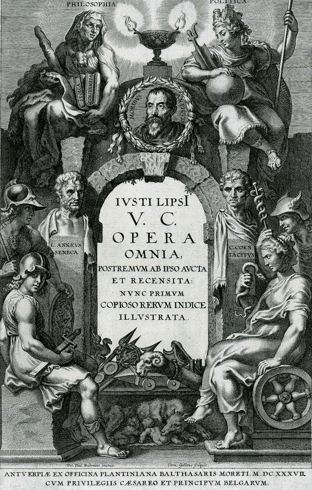 Peter Paul Rubens - Title Page for Lipsius, Opera Omnia