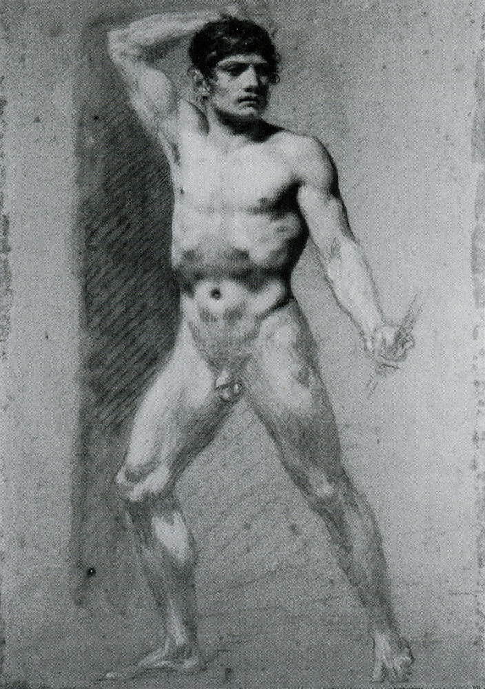 Pierre-Paul Prud'hon - Study of a Male Nude