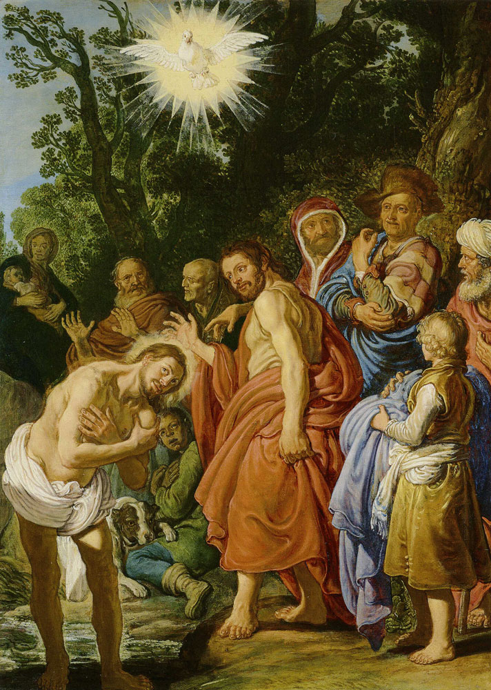Pieter Lastman - The Baptism of Christ