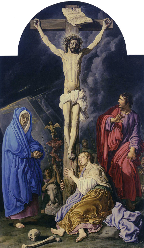 Pieter Lastman - Christ on the Cross with Mary, St. John and Mary Magdalene