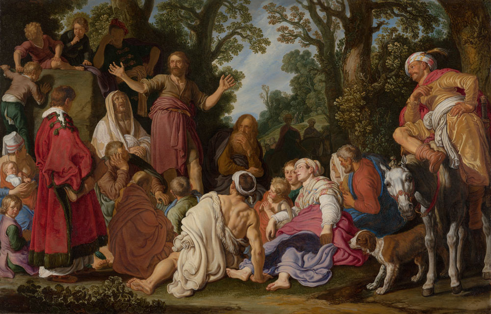 Pieter Lastman - The Preaching of St. John the Baptist