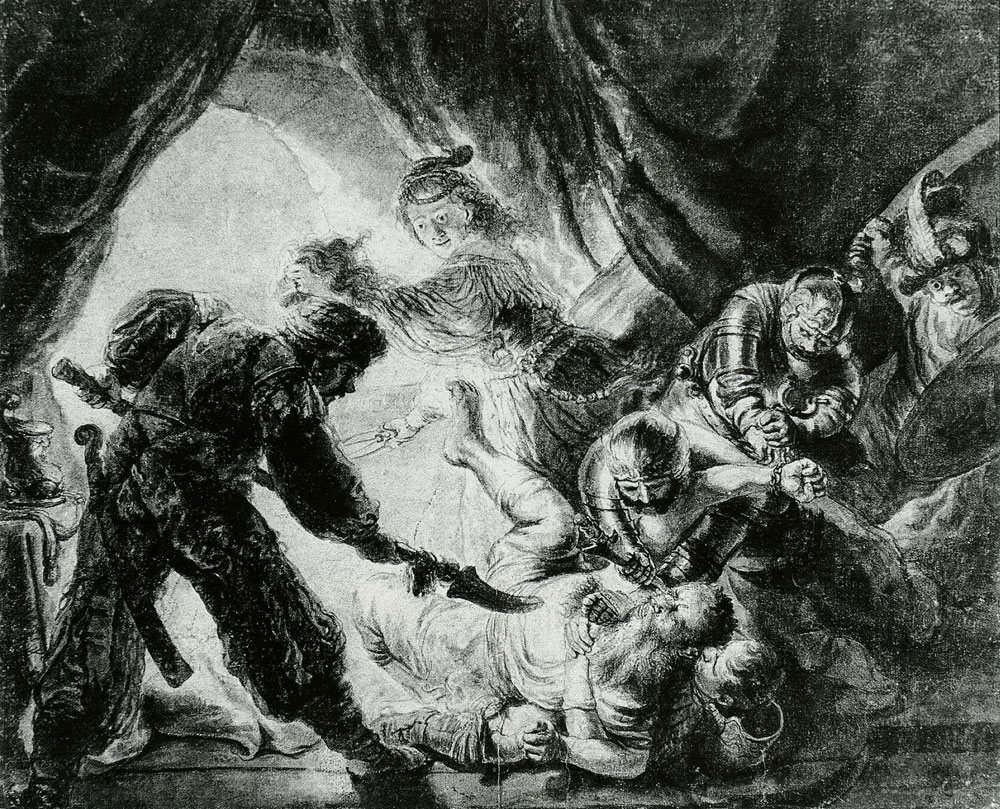 Rembrandt Workshop - The Blinding of Samson