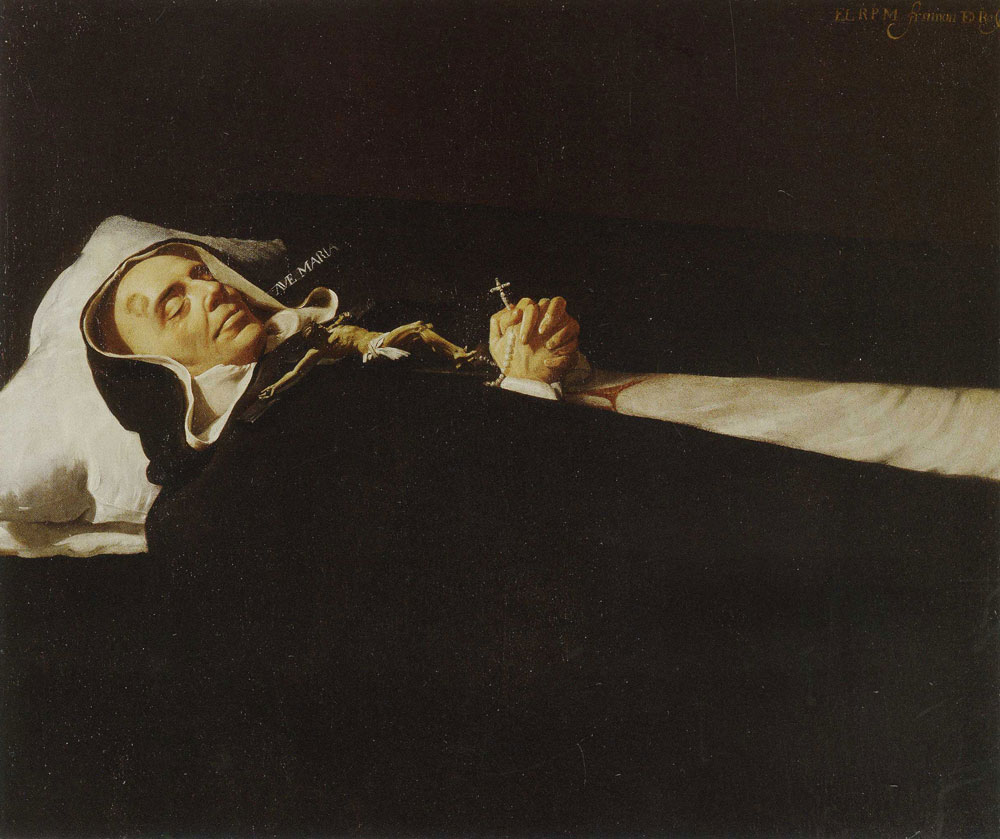 Attributed to Vicente Carducho - Saint Simon de Rojas on His Death Bed