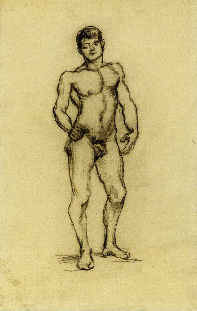 Vincent van Gogh - Standing Male Nude Seen from the Front