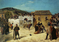 Alfred Dehodencq Bullfight in Spain