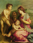 Andrea del Sarto Holy Family with John the Baptist