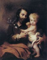 Bartolomé Esteban Murillo Saint Joseph and the Christ Child