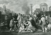 Claes Cornelisz. Moeyaert Orestes and Pylades before Iphigenia