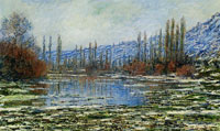 Claude Monet The Thaw at Vétheuil