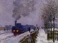 Claude Monet The Train in the Snow