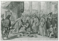 Crispijn van de Passe the Younger Emperor Ludwig the Pious Receiving Harald Klak