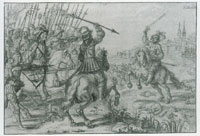 Crispijn van de Passe the Younger Radulph Fighting the Wends at Roskilde
